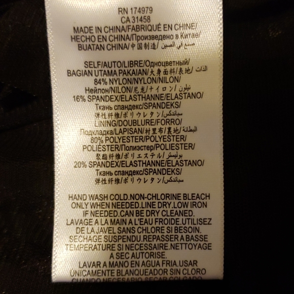 NEW BCBG Leona black Asymmetrical dress - Picture 5 of 5